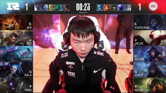 lpl比赛(LOL-LPL：Xiaohu薇古丝夺命愁煞连中四元，RNG鏖战三局2-1力克EDG)