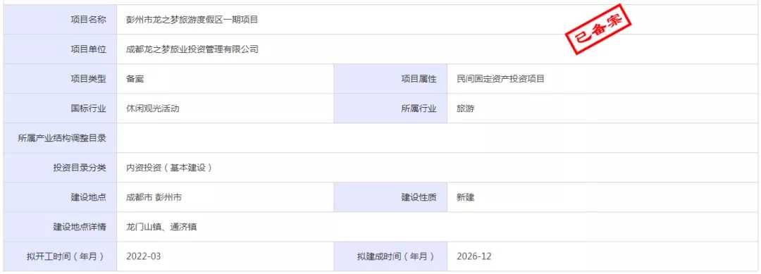 成都龙之梦(【营商环境建设】市行政审批局窗口有序推进成都龙之梦旅游度假区项目前期审批服务工作)
