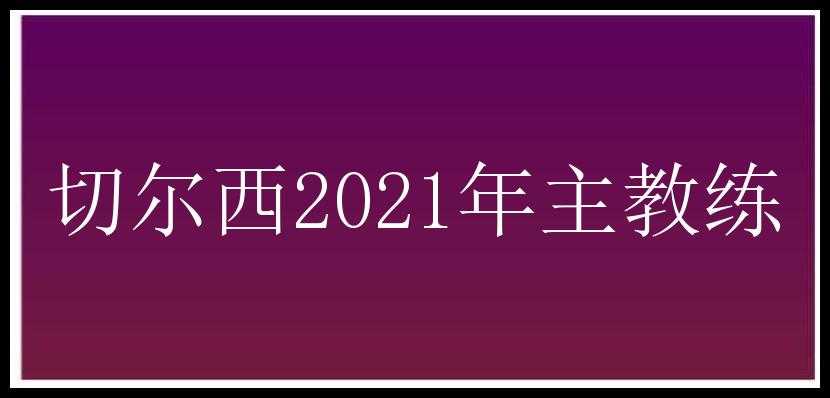 切尔西2021年主教练