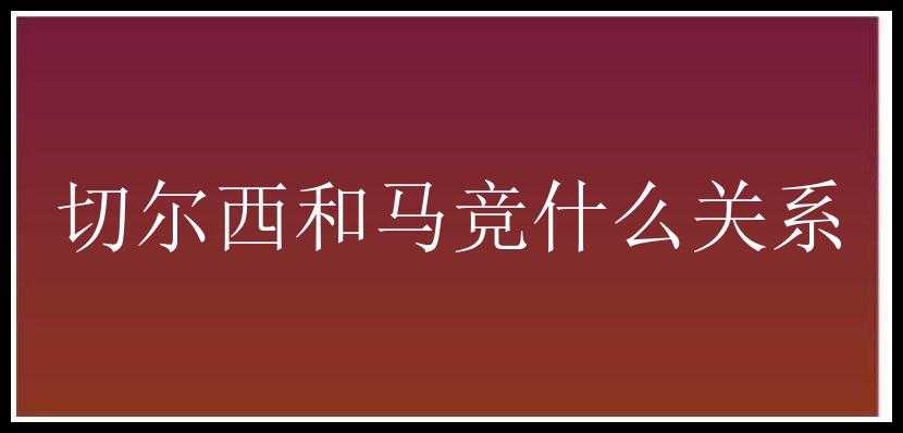 切尔西和马竞什么关系